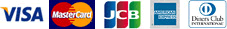 visa,master card,jcb,american express,ダイナースクラブが利用可能です。